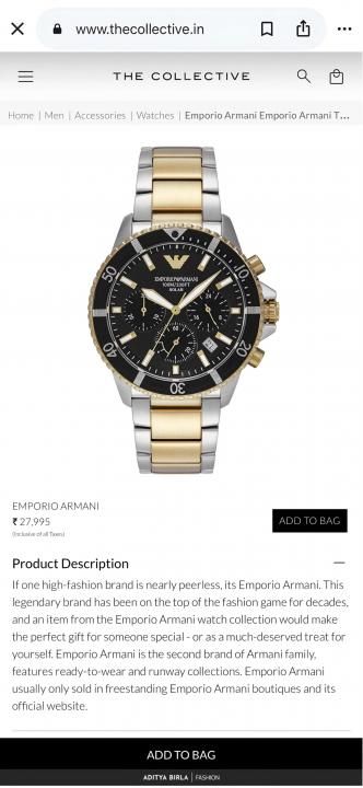 Emporio Armaan_i 100 Meters World Explorer AR11680