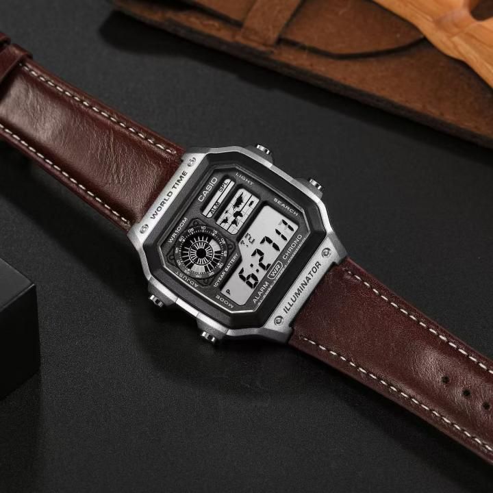 Casio AE-1200 Illuminator Camel Brown - J1232