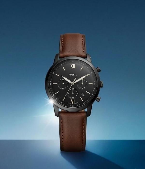 Fossii_lNeutro Chronograph DarkBrown Black