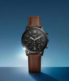 Fossii_lNeutro Chronograph DarkBrown Black