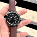 Fossii_lNeutro Chronograph DarkBrown Black