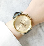 Fossii_l Neutro Chronograph Green Gold
