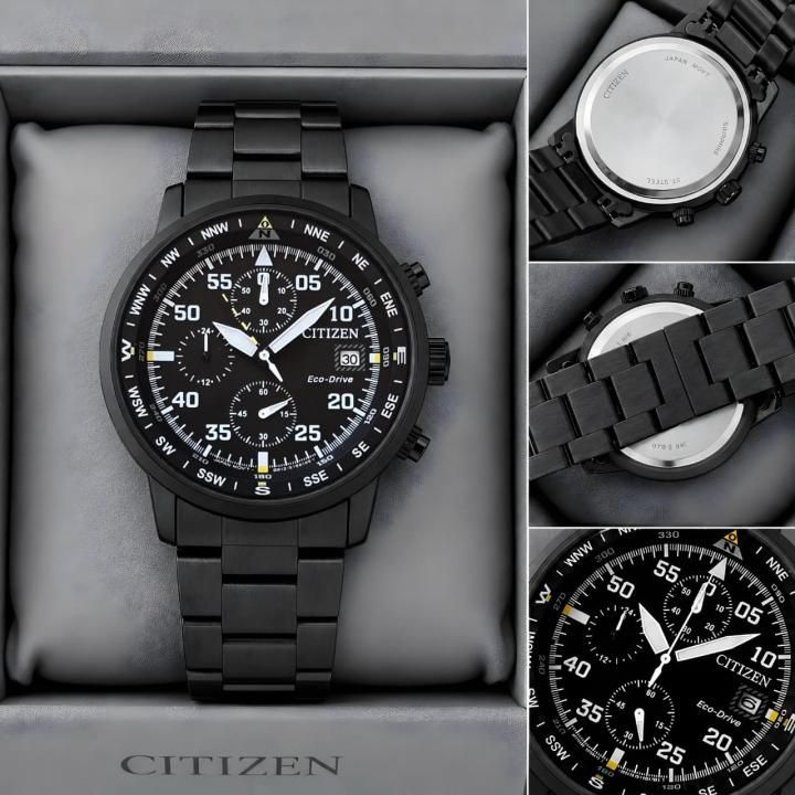 Citizen Mens Eco-Drive Aviator Chronograph
