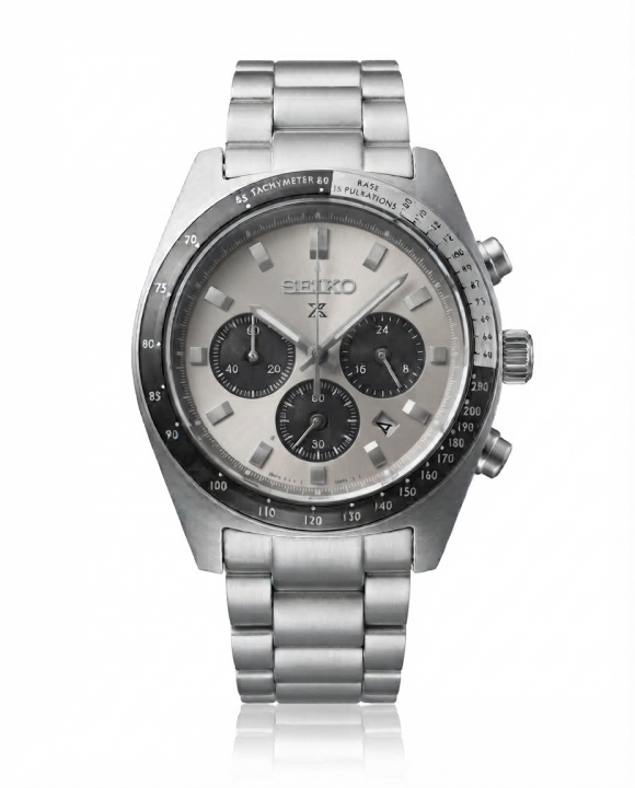 Seiko Prospex Speedtime Chronograph Silver Grey Dial