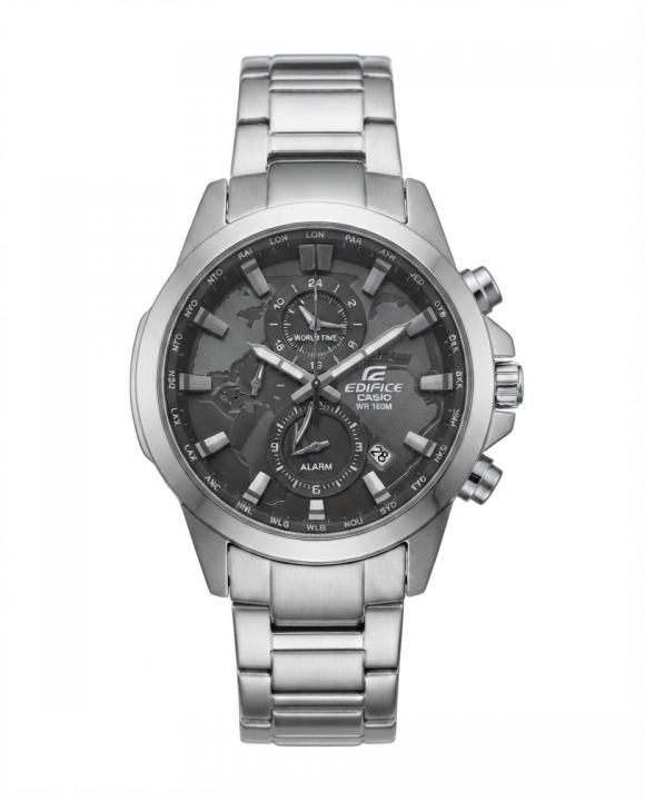 Casio Edifice EFR-303D Silver Black Dial