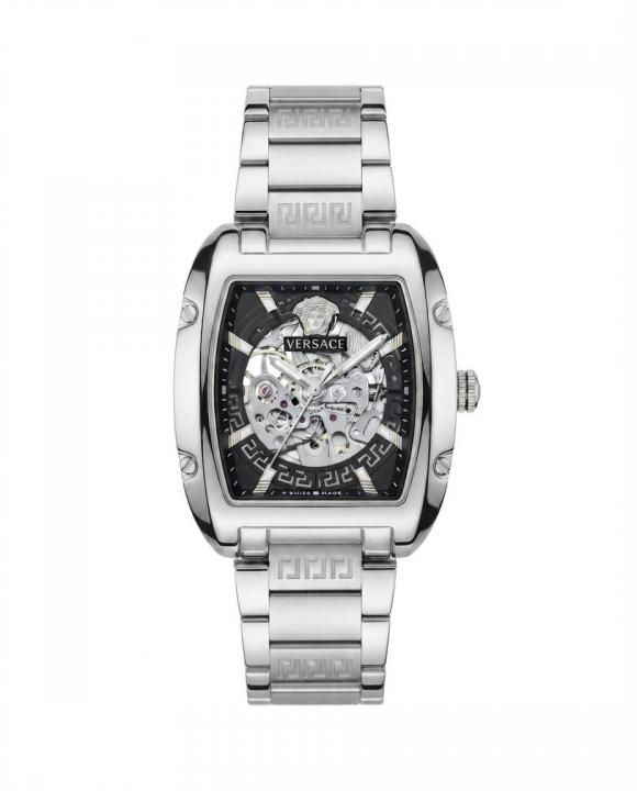 Versace_e Dominus Sktl Men  Automatic Silver black Dial