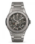 Hublo_t Big Bang Tourbillon Silver Black Dial