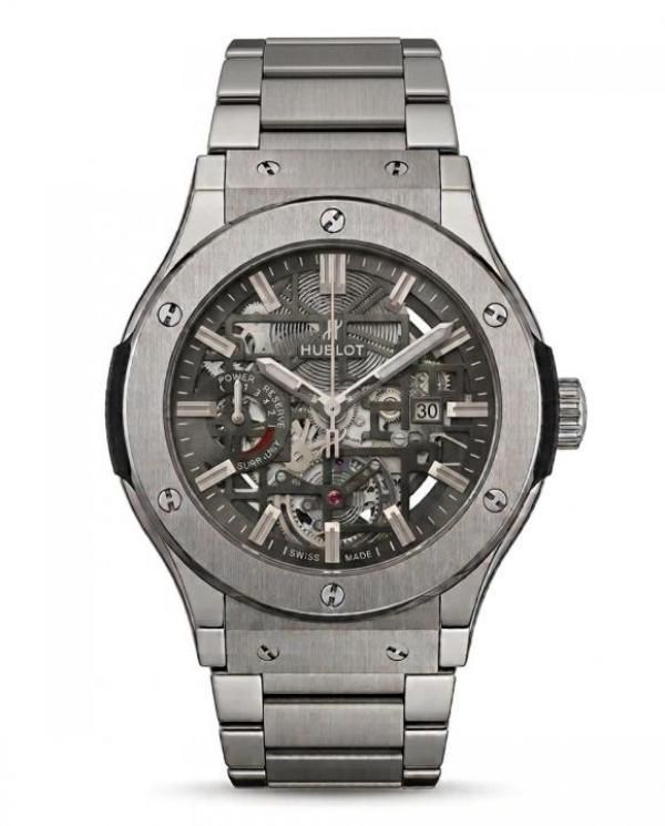 Hublo_t Big Bang Tourbillon Silver Black Dial