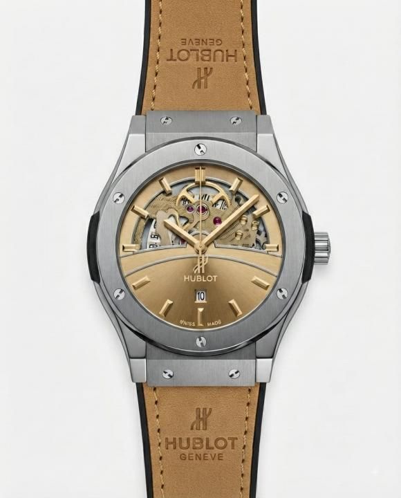 Hublot Big Bang Tourbillon  Brown Leather