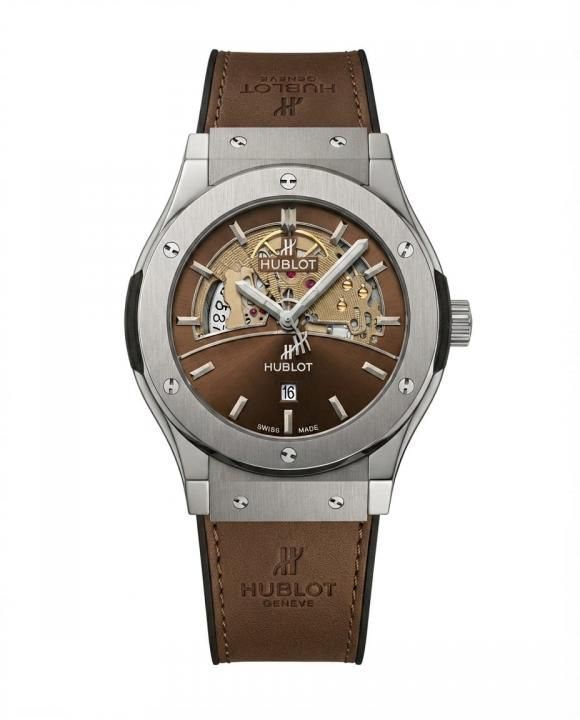 Hublot Big Bang Tourbillon Dark Brown Leather
