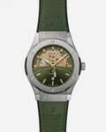 Hublot Big Bang Tourbillon Green Leather