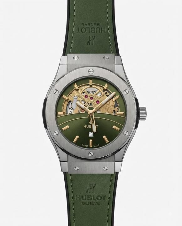 Hublot Big Bang Tourbillon Green Leather
