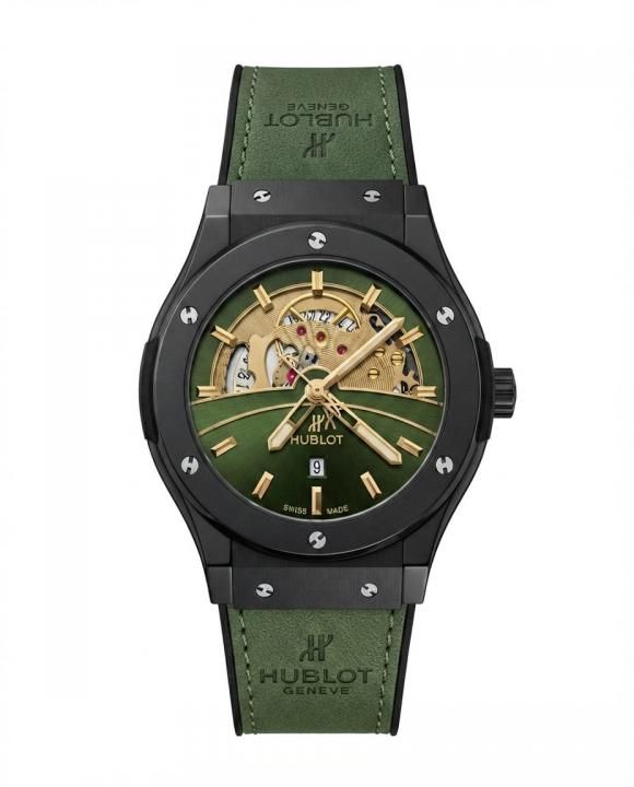 Hublot Big Bang Tourbillon Green Leather