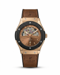 Hublot Big Bang Tourbillon Dark Brown Leather
