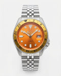 Seiko Gmt Master sliver Orange Dial