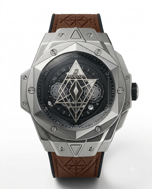 Hublot Big Bang Unico spider silver Brown