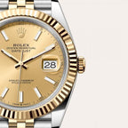 Rolee_x Oyster Perpetual Date Just 2Ton Gold Yellow
