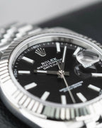Rolee_x Oyst uuer Perpetual Date Just Silver-Black
