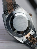 Rolee_x Oyster Perpetual Date Just 2Ton Copper Brown Diamond