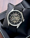 Tommmy Hilfige_r Automatic Silicon Black-Silver-Black