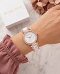 Michael_l Kors  Parker Pave White