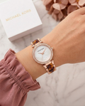 Michael_l Kors  Parker Pave White Dial