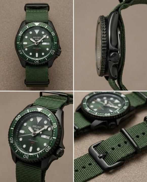 Seikk_o 5 Sports SRPD79K1 Green