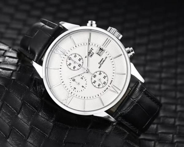 Tissoo_t 1853 Chemin Black-Silver-White