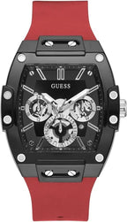 Guess Rectangle Chronograph Red-Black