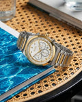 Boss Candor Chronograph 2Ton-Gold-White