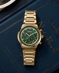 Boss Candor Chronograph Gold-Green