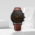 Fossii_l Townsman Chronograph DarkBrown-Black-Brown