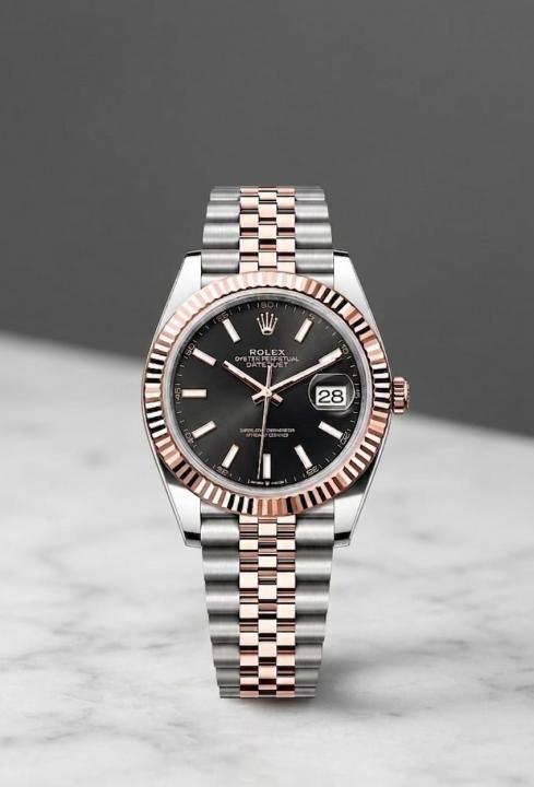 Rolee_x Oyster Perpetual Date Just 2Ton Copper Black