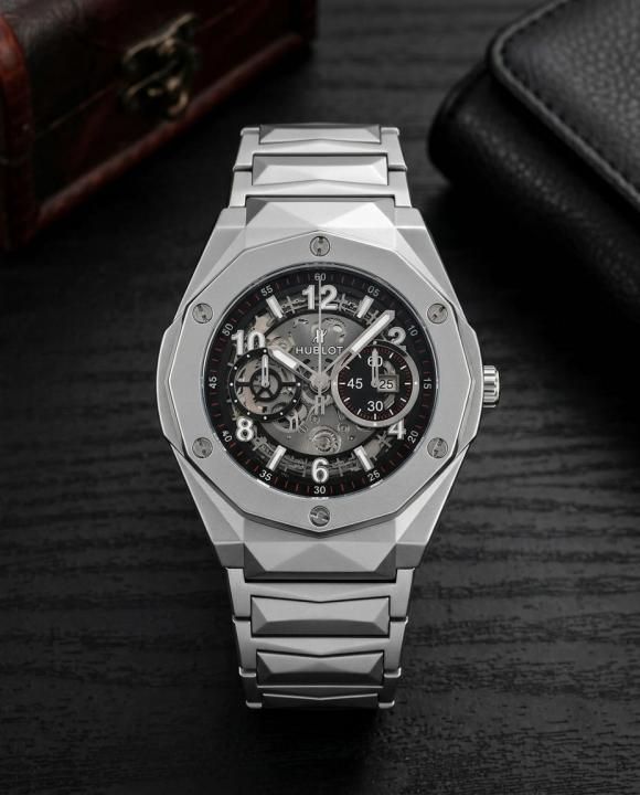 Hubloo_t BigBang Tourbillion Silver-Black