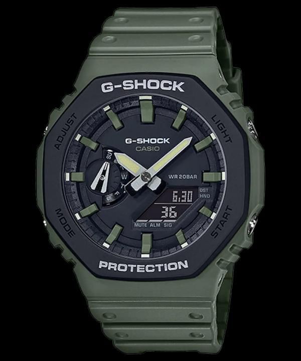 Casio G Shock Ga2100 full green