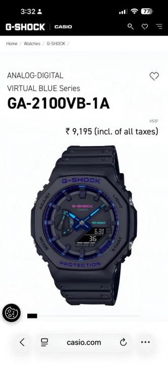 Casio g shock ga2100 Rainbow
