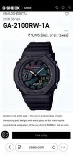Casio g shock ga2100