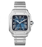 Cartiie_r Santos Automatic silver blue
