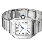 Cartiie_r Santos Automatic Silver-White