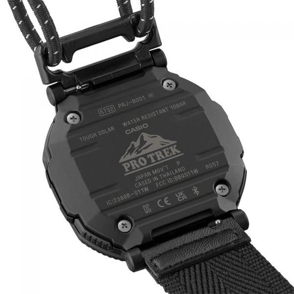Casio Pro Trek PRJ-B001B-2 black and white