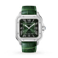 Cartiie_r Santos Automatic green Roman ank