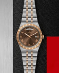 Tudor Royal Automatic 2 ton copper brown Roman ank