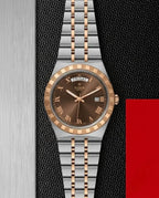 Tudor Royal Automatic 2 ton copper brown Roman ank