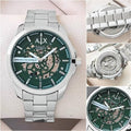 Armaann_i Exchange Ax2418 Hampton Automatic silver green