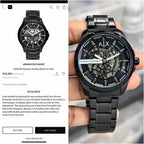 Exchange Armaann_i Ax2418 Hampton Automatic full black and white