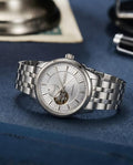 Seiko Presage Cocktail Time Open Heart Automatic silver white