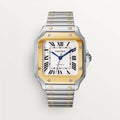 Cartiie_r Santos Automatic 2 ton gold white
