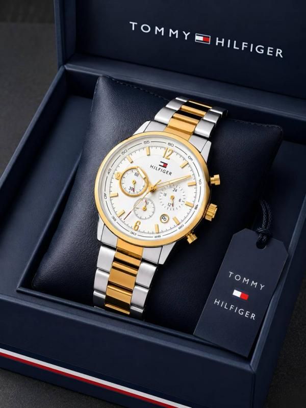Tommy Evan 2 ton gold white