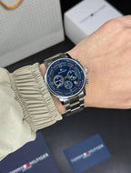 Tommy Evan silver blue