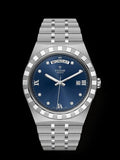 Tudor Royal Automatic silver blue dimond